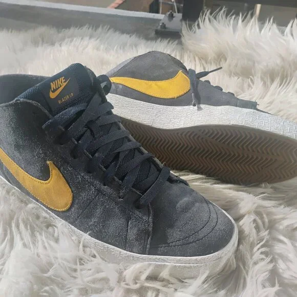 Nike Blazer LR Mid blue yellow Neighbors Zac Efron Skate sneaker